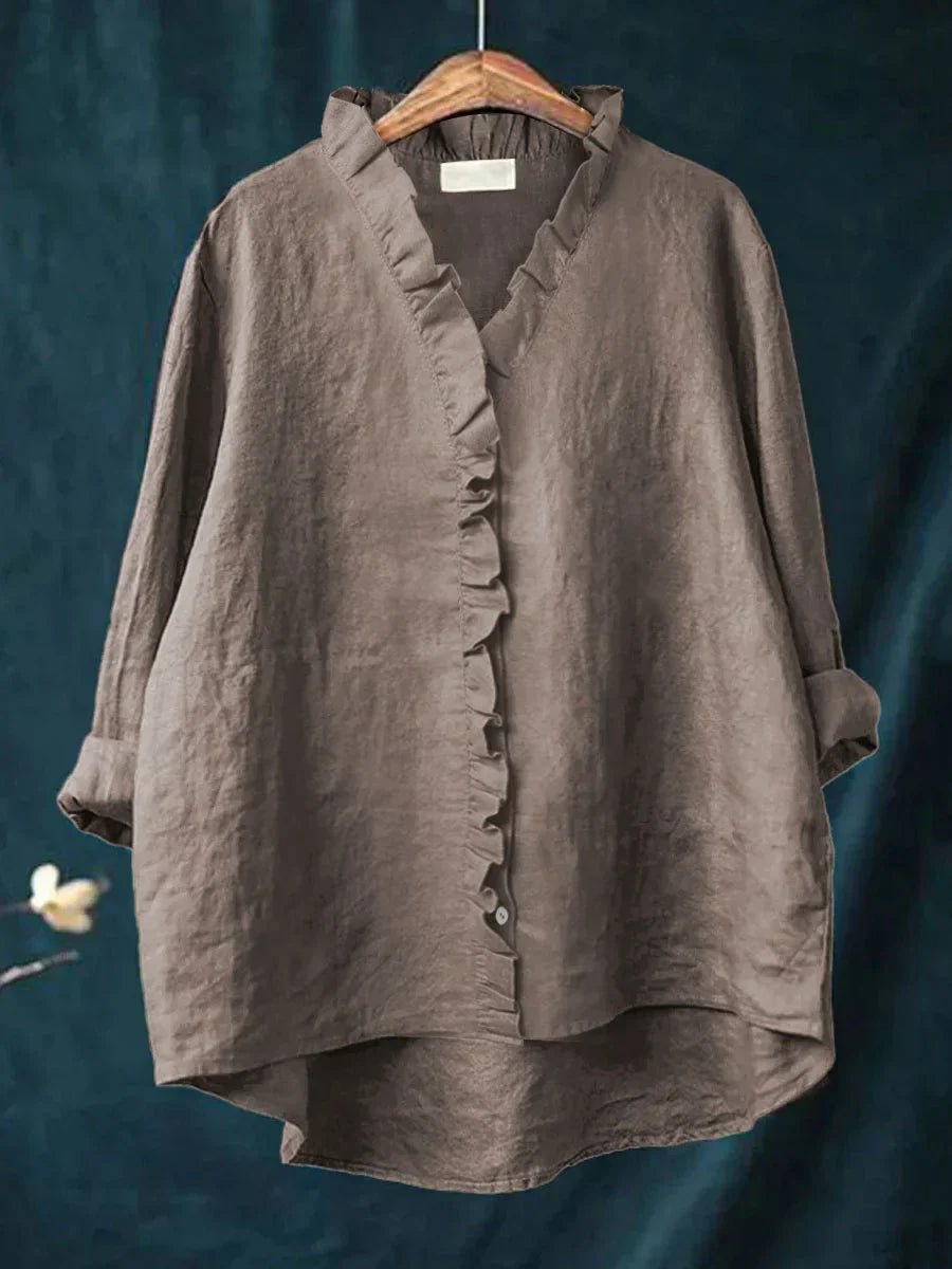 Chic Chemise à Volants pour Femmes - Marie Montel