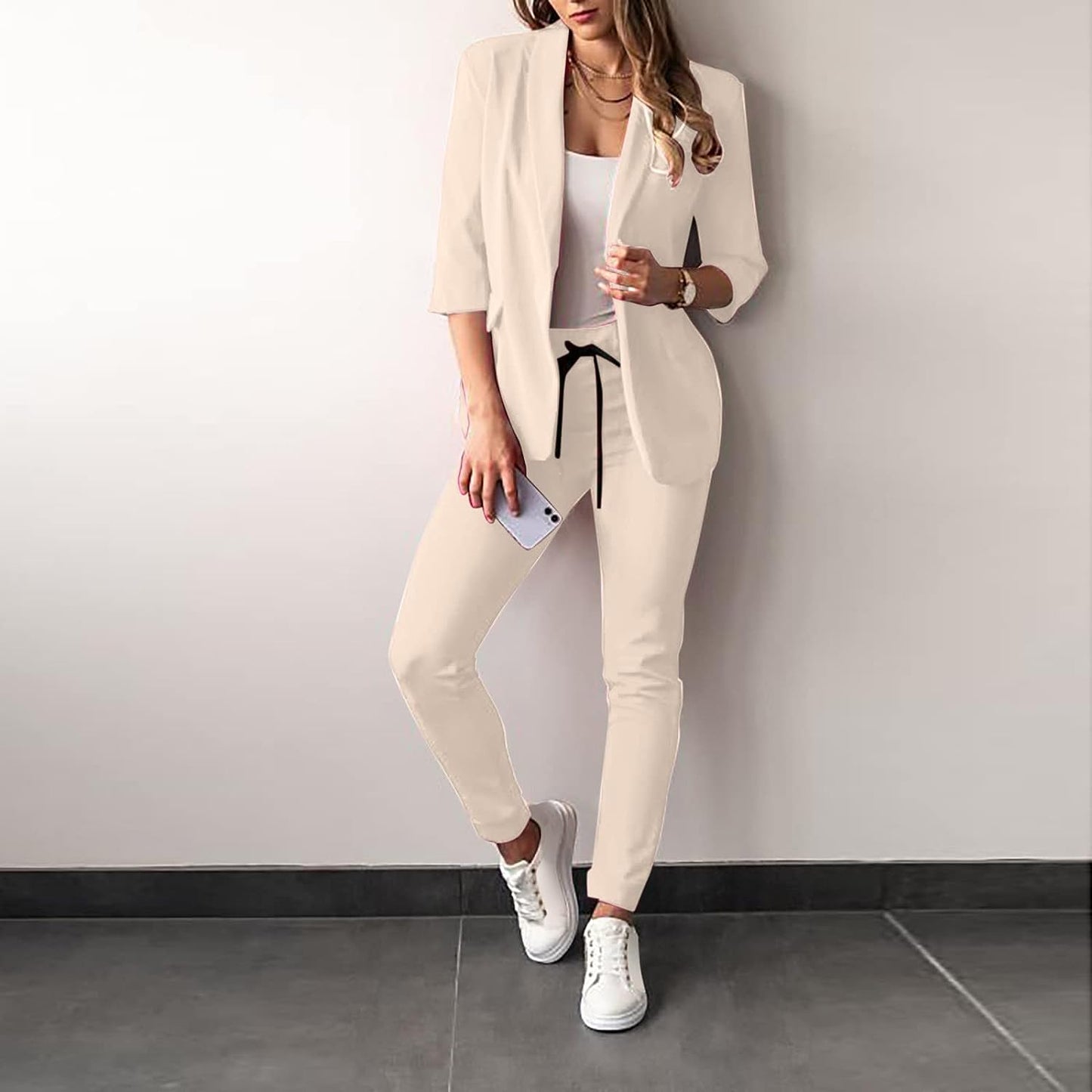 Chic Ensemble de Blazer et Pantalon pour Femmes - Marie Montel