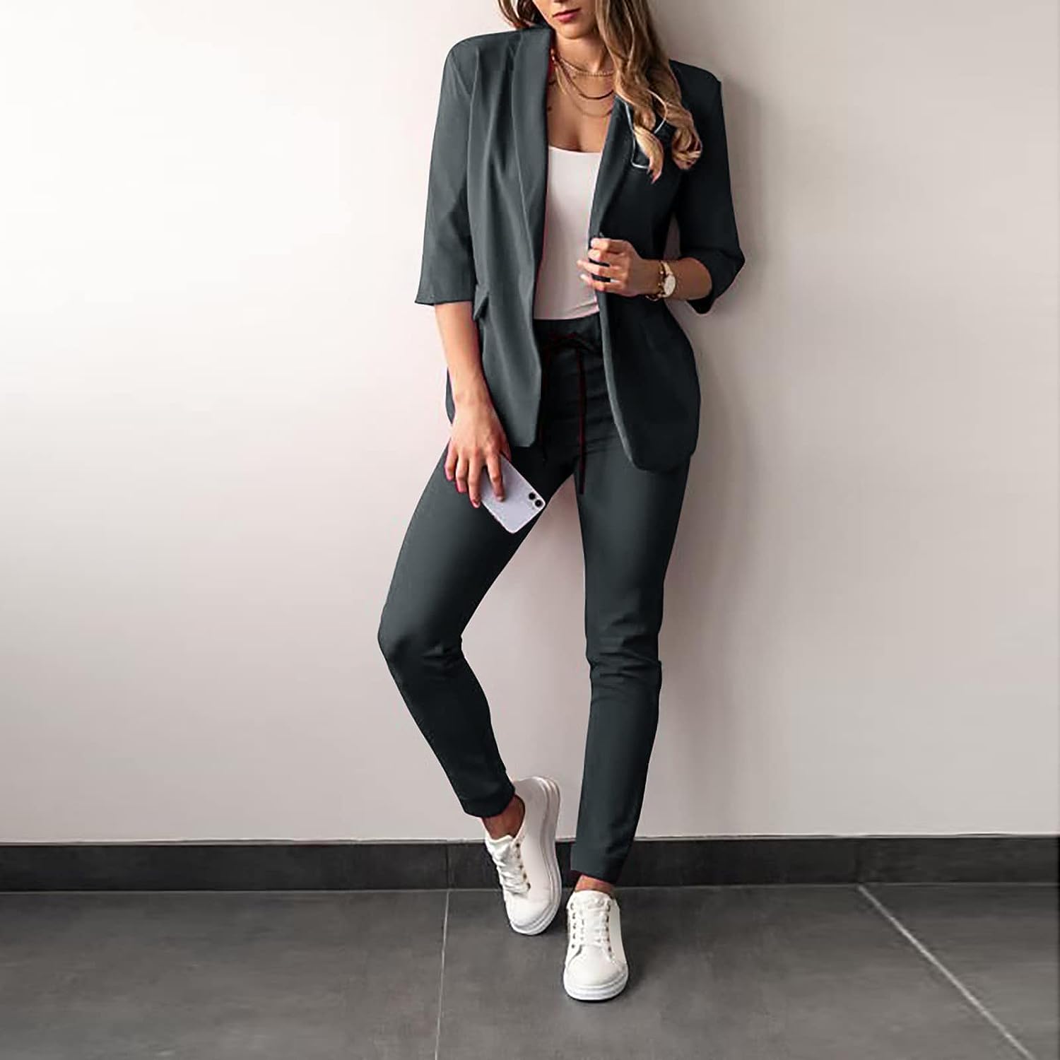 Chic Ensemble de Blazer et Pantalon pour Femmes - Marie Montel