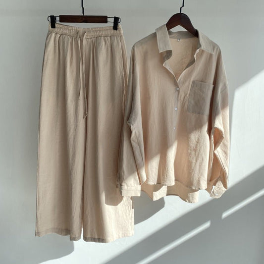 Chic Ensemble en Coton Mélangé pour Femmes - Marie Montel
