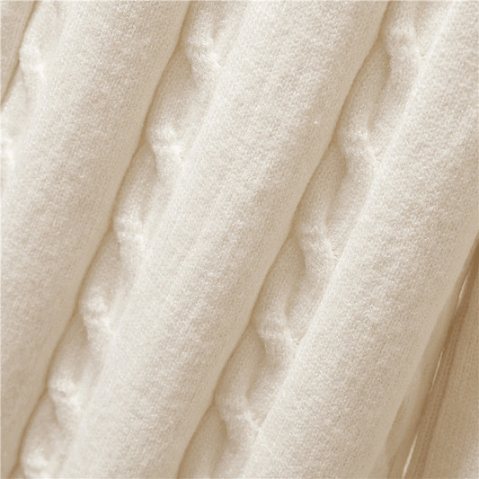 Chic Ensemble Tricoté en Blanc pour Femmes - Marie Montel