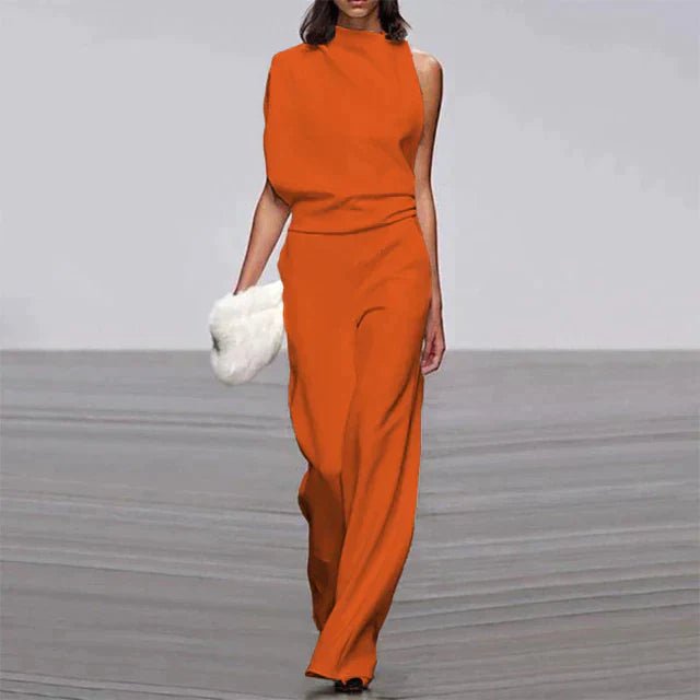 Chic Jumpsuit à Epaule Dénudée pour Femmes - Marie Montel