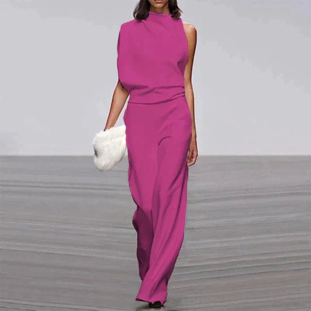Chic Jumpsuit à Epaule Dénudée pour Femmes - Marie Montel