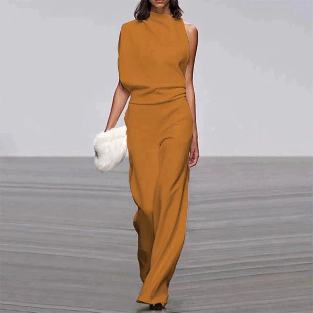 Chic Jumpsuit à Epaule Dénudée pour Femmes - Marie Montel