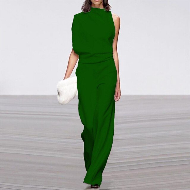 Chic Jumpsuit à Epaule Dénudée pour Femmes - Marie Montel