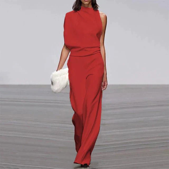 Chic Jumpsuit à Epaule Dénudée pour Femmes - Marie Montel