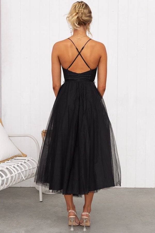 Chic Maxikleid à Bretelles pour Femmes - Marie Montel