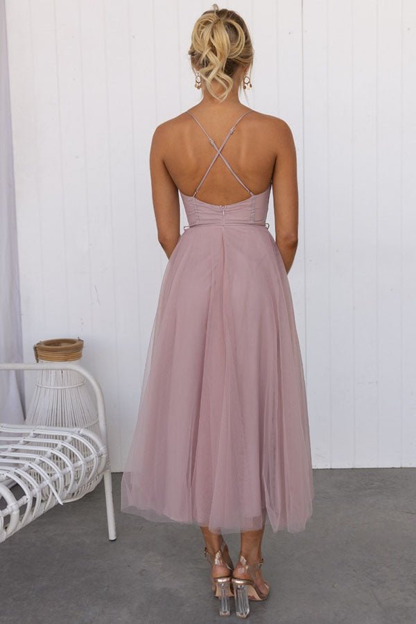Chic Maxikleid à Bretelles pour Femmes - Marie Montel
