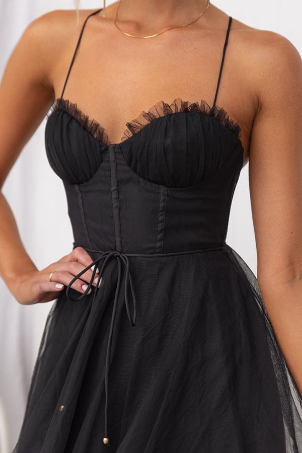 Chic Maxikleid à Bretelles pour Femmes - Marie Montel
