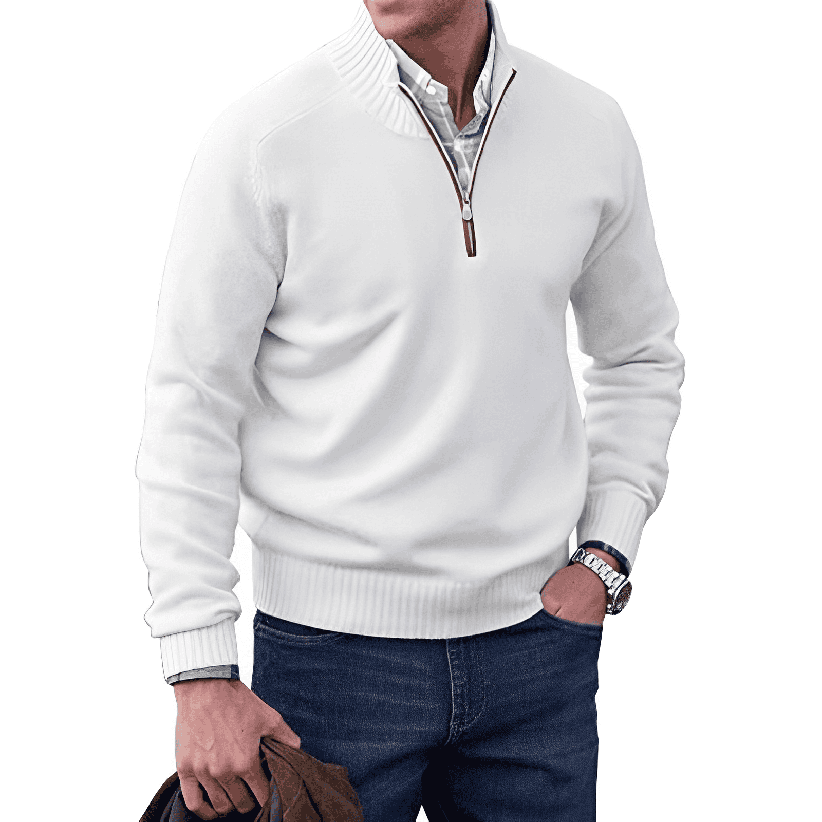 Chic Pull en Cachemire pour Hommes - Marie Montel