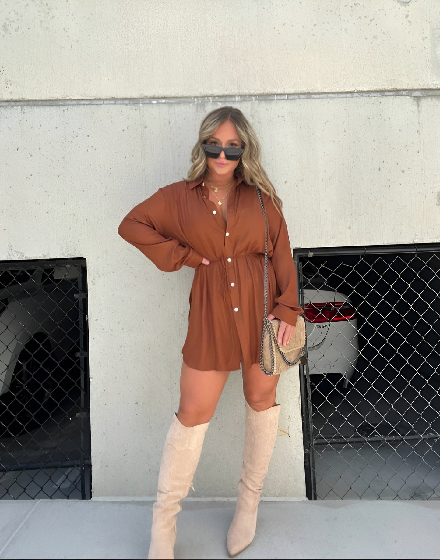 Chic Robe Combinaison Satinée Tendance pour Femmes - Marie Montel