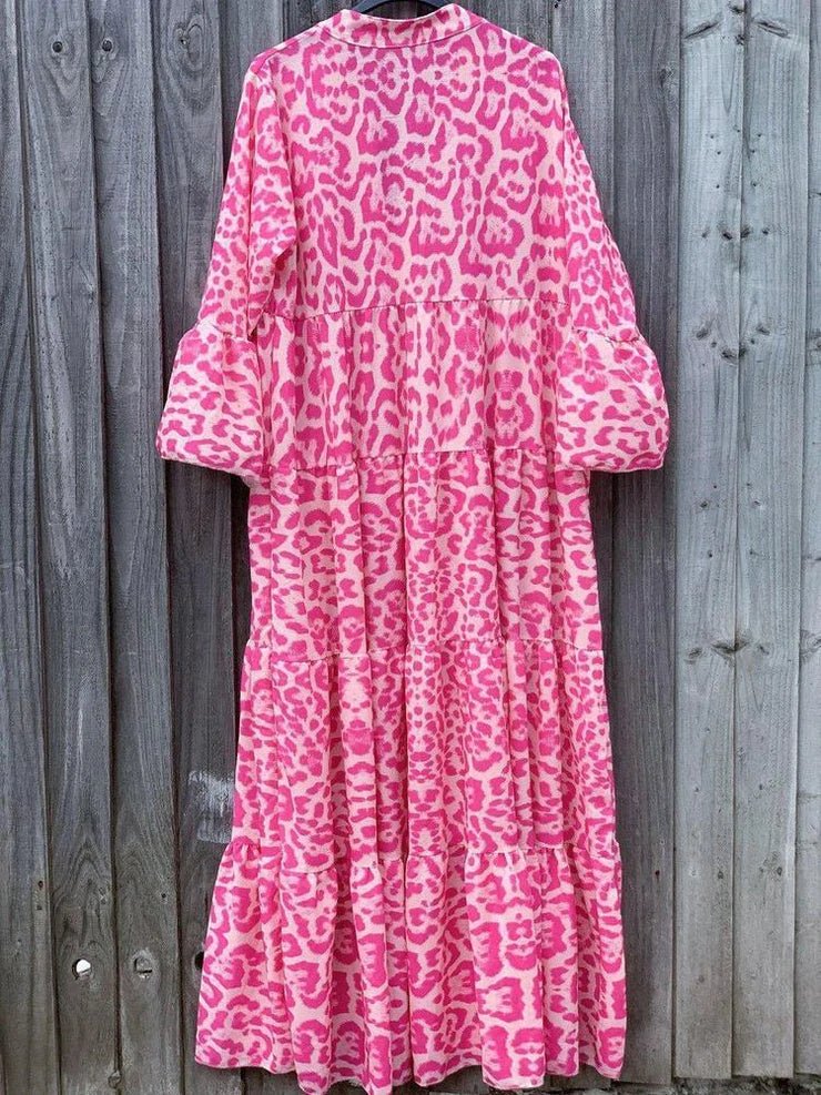 Chic Robe d'Été à Imprimé Léopard pour Femmes - Marie Montel