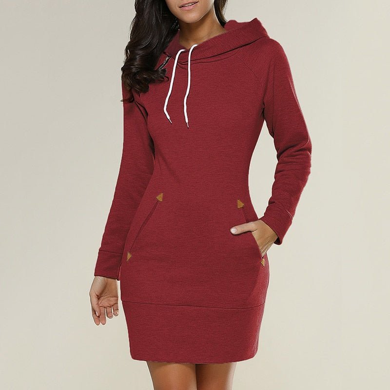 Chic Robe Hoodie Décontractée pour Femmes - Marie Montel