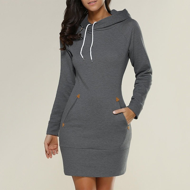 Chic Robe Hoodie Décontractée pour Femmes - Marie Montel