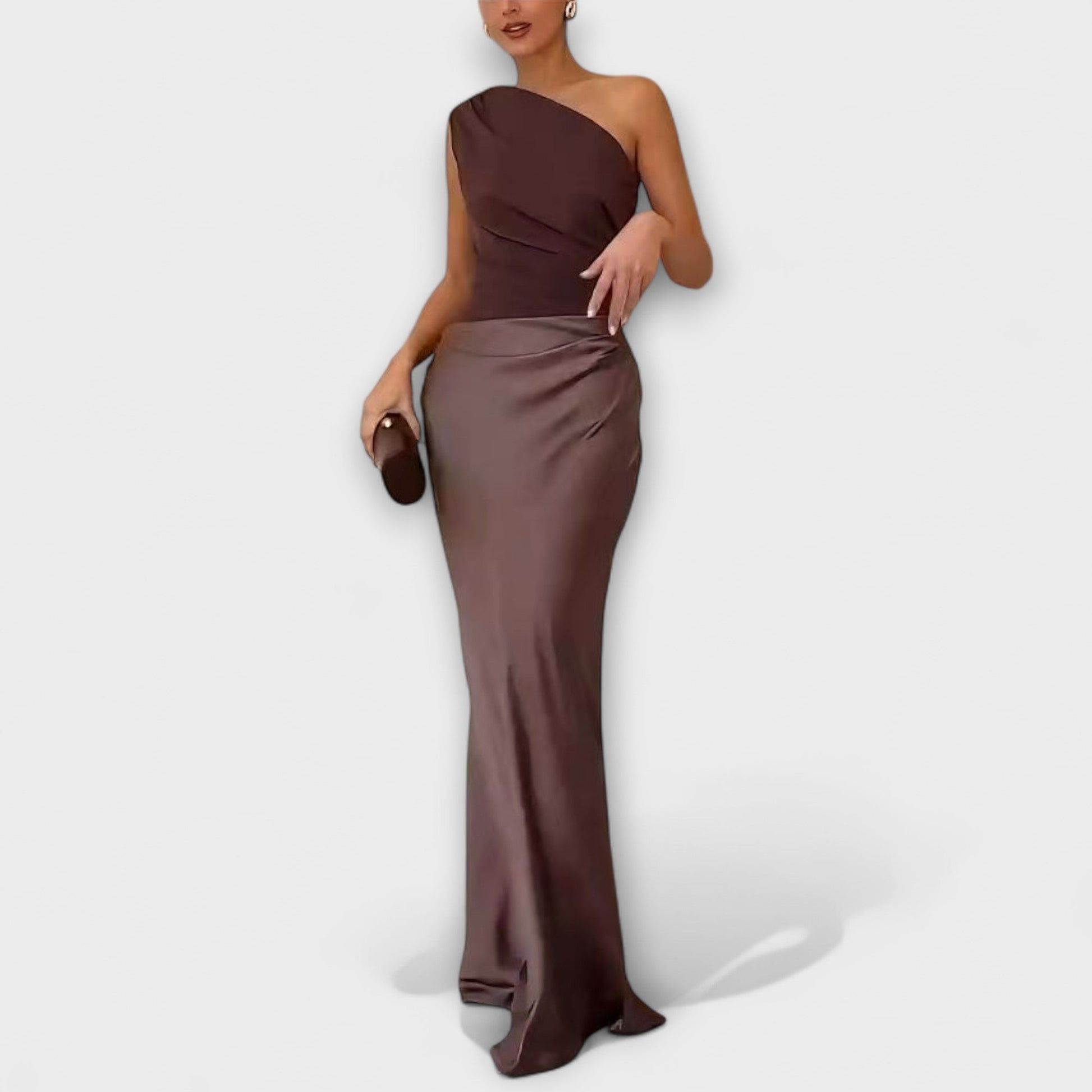Chic Robe Maxi à Épaules Dénudées pour Femmes - Marie Montel