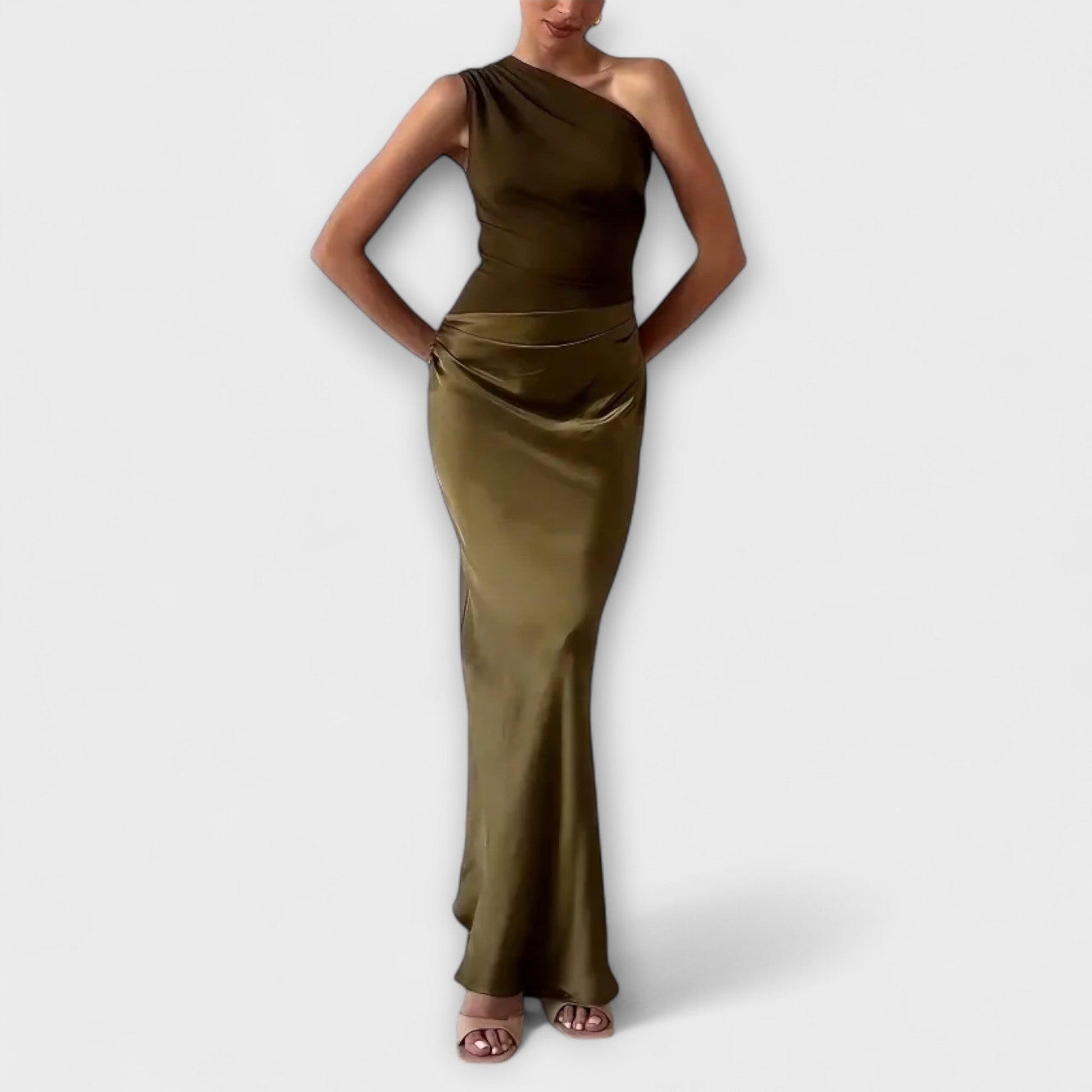 Chic Robe Maxi à Épaules Dénudées pour Femmes - Marie Montel