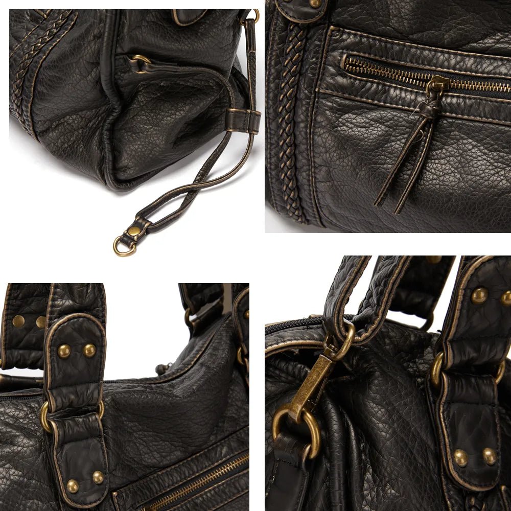 Chic Sac à Main en PU Noir pour Femmes - Marie Montel
