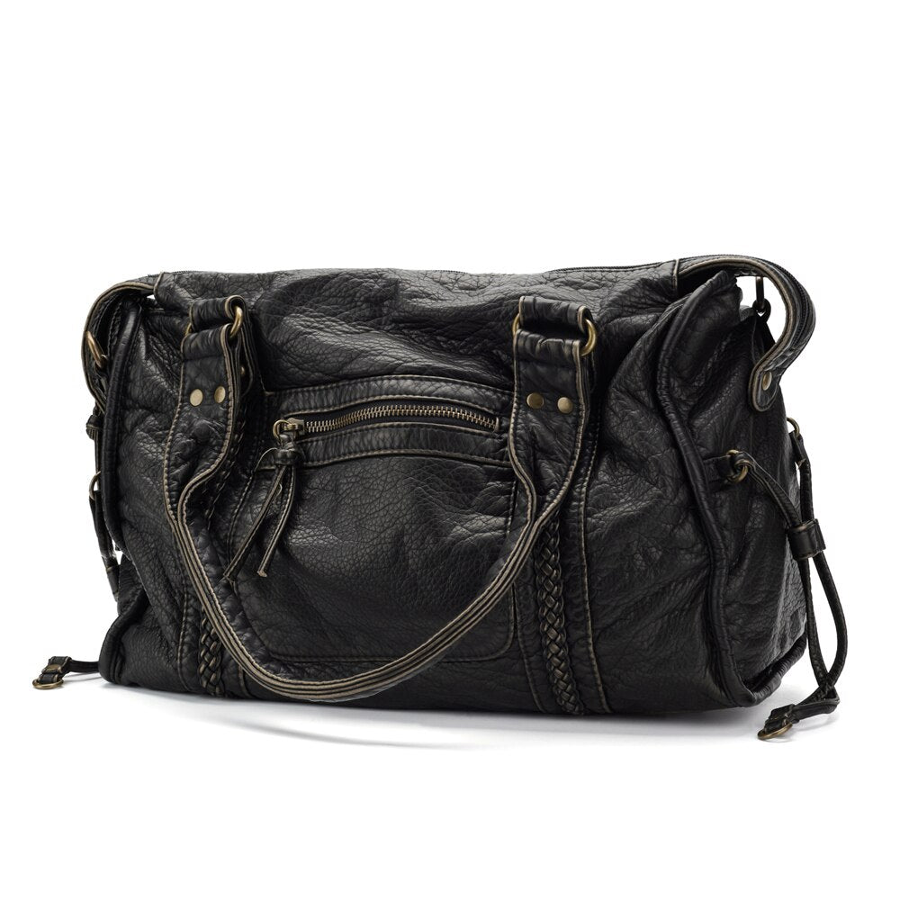Chic Sac à Main en PU Noir pour Femmes - Marie Montel