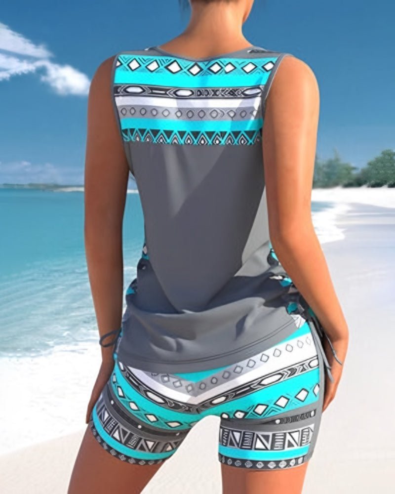 Chic Tankini avec V - Ausschnitt pour Femmes - Marie Montel