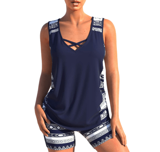 Chic Tankini avec V - Ausschnitt pour Femmes - Marie Montel