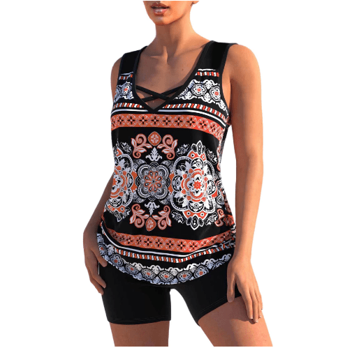 Chic Tankini avec V - Ausschnitt pour Femmes - Marie Montel
