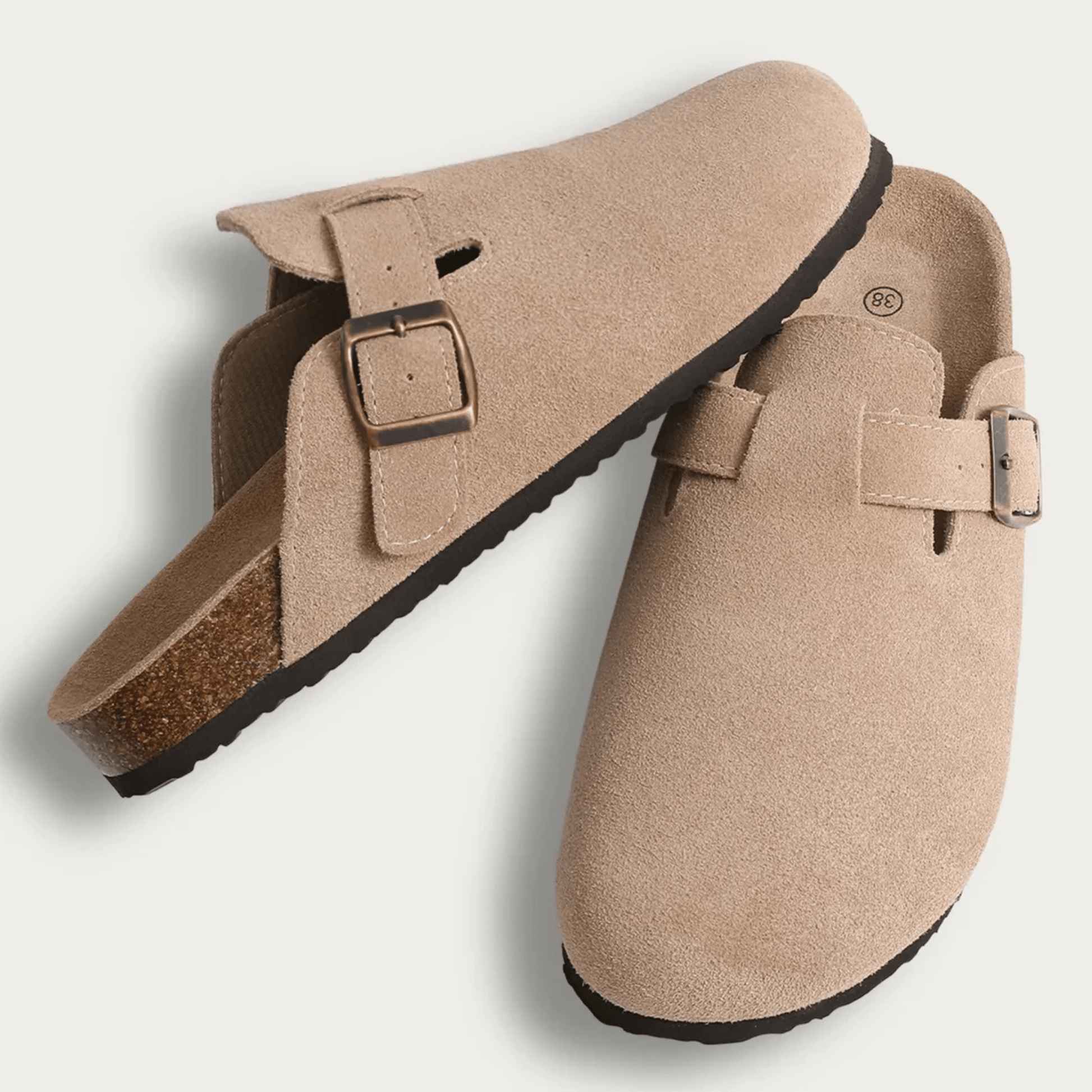 Clogs en Daim Confortables pour Hommes - Marie Montel