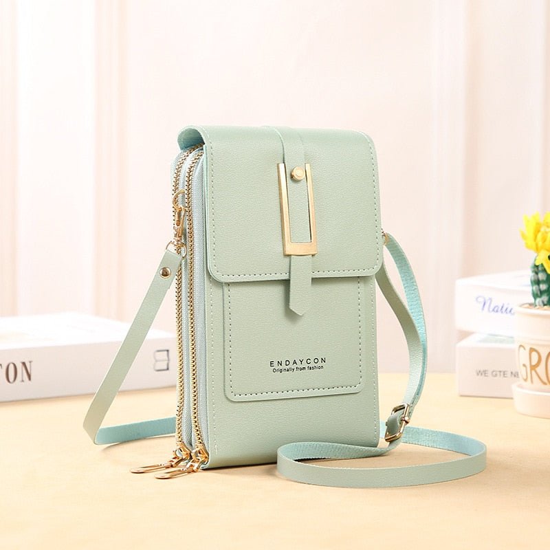 Clutch Élégante en PU avec Fenêtre Tactile pour Femmes - Marie Montel