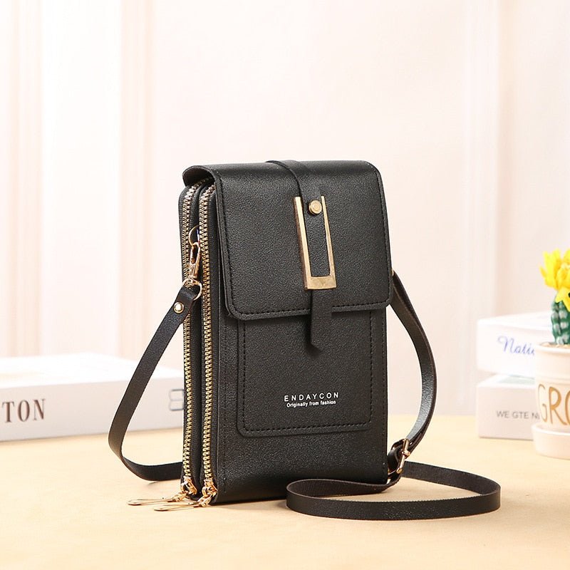 Clutch Élégante en PU avec Fenêtre Tactile pour Femmes - Marie Montel