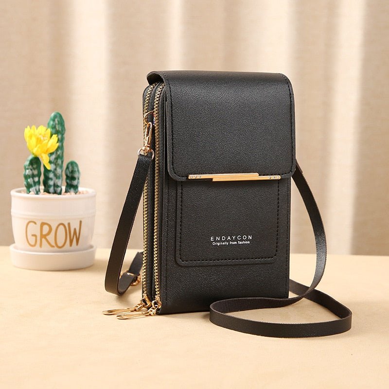 Clutch Élégante en PU avec Fenêtre Tactile pour Femmes - Marie Montel