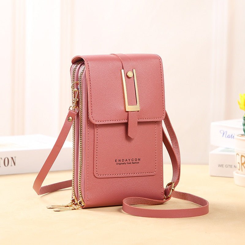 Clutch Élégante en PU avec Fenêtre Tactile pour Femmes - Marie Montel
