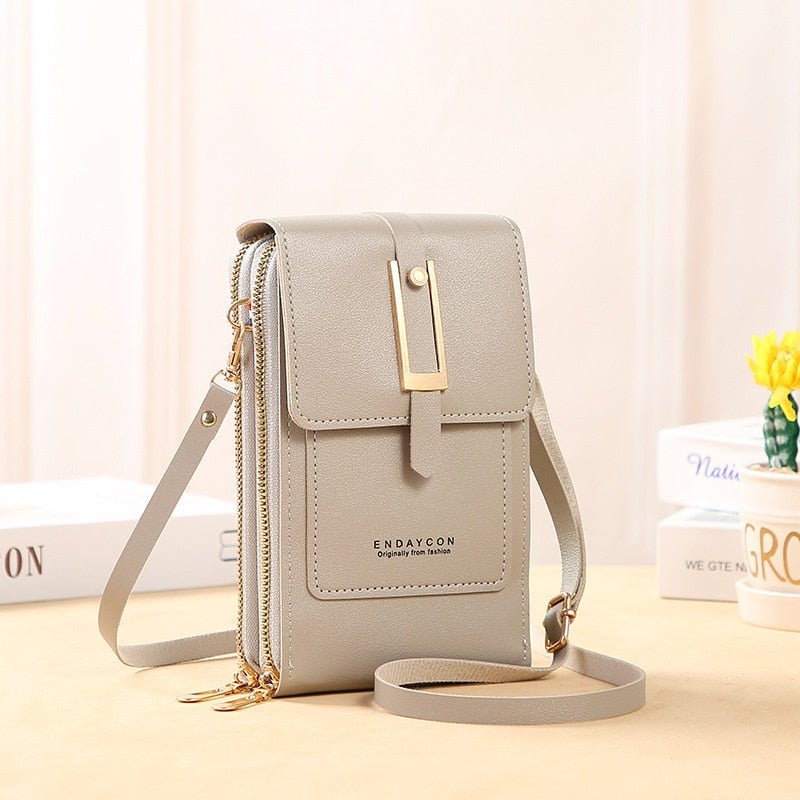 Clutch Élégante en PU avec Fenêtre Tactile pour Femmes - Marie Montel