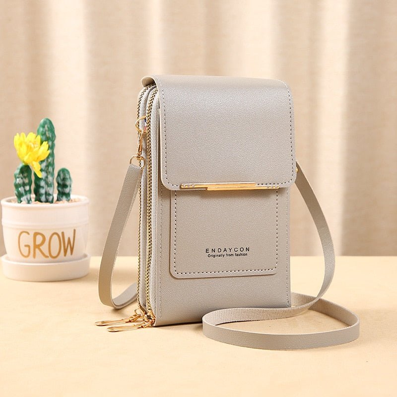 Clutch Élégante en PU avec Fenêtre Tactile pour Femmes - Marie Montel