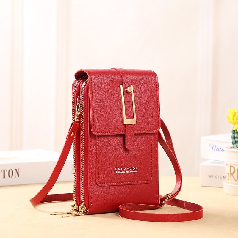 Clutch Élégante en PU avec Fenêtre Tactile pour Femmes - Marie Montel