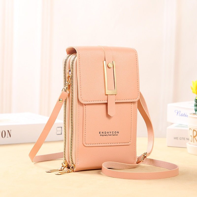 Clutch Élégante en PU avec Fenêtre Tactile pour Femmes - Marie Montel