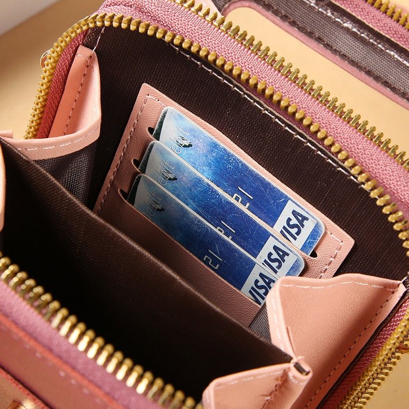 Clutch Élégante en PU avec Fenêtre Tactile pour Femmes - Marie Montel