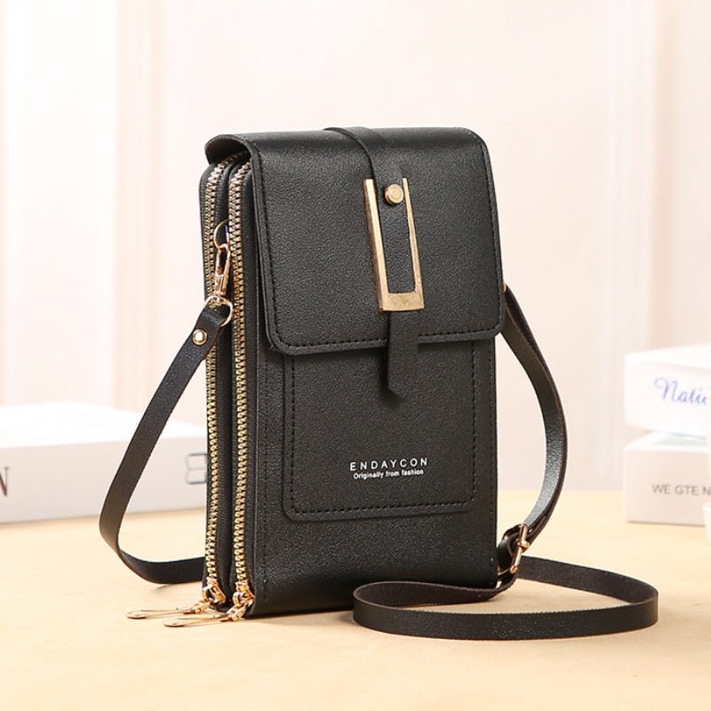 Clutch Élégante en PU avec Fenêtre Tactile pour Femmes - Marie Montel
