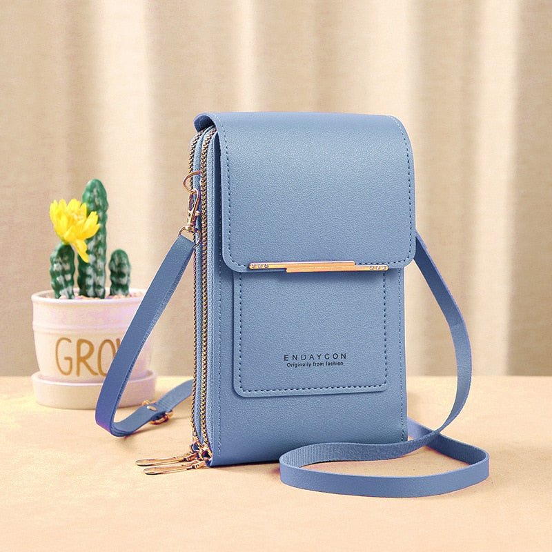 Clutch Élégante en PU avec Fenêtre Tactile pour Femmes - Marie Montel