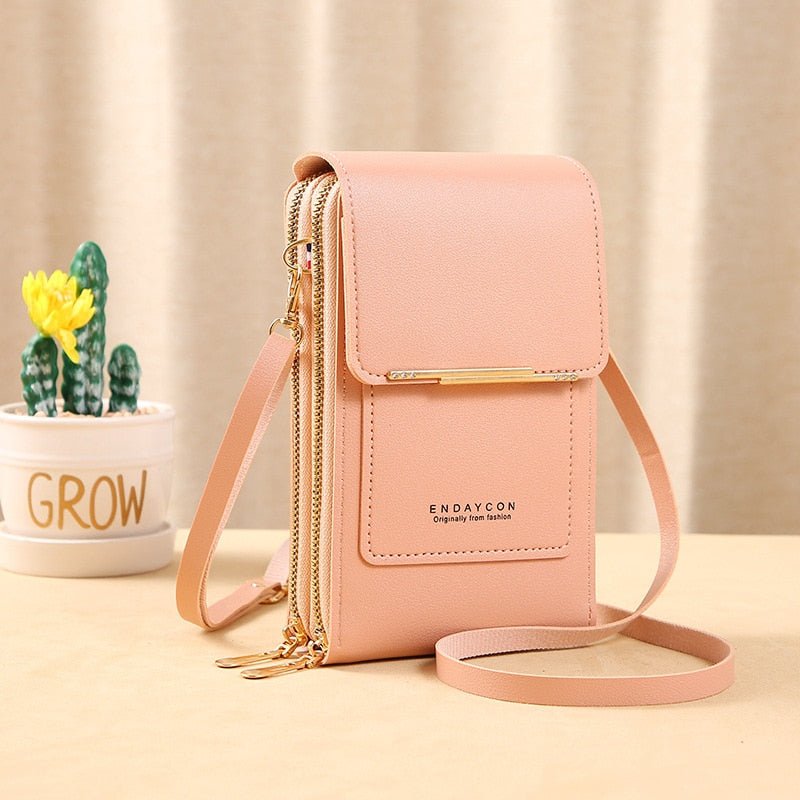 Clutch Élégante en PU avec Fenêtre Tactile pour Femmes - Marie Montel