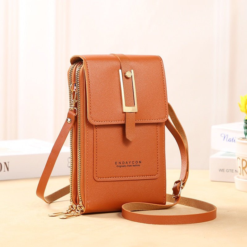 Clutch Élégante en PU avec Fenêtre Tactile pour Femmes - Marie Montel