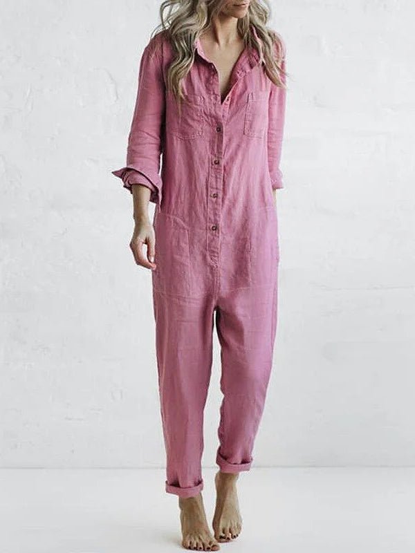 Combinaison Longue en Coton pour Femmes - Marie Montel