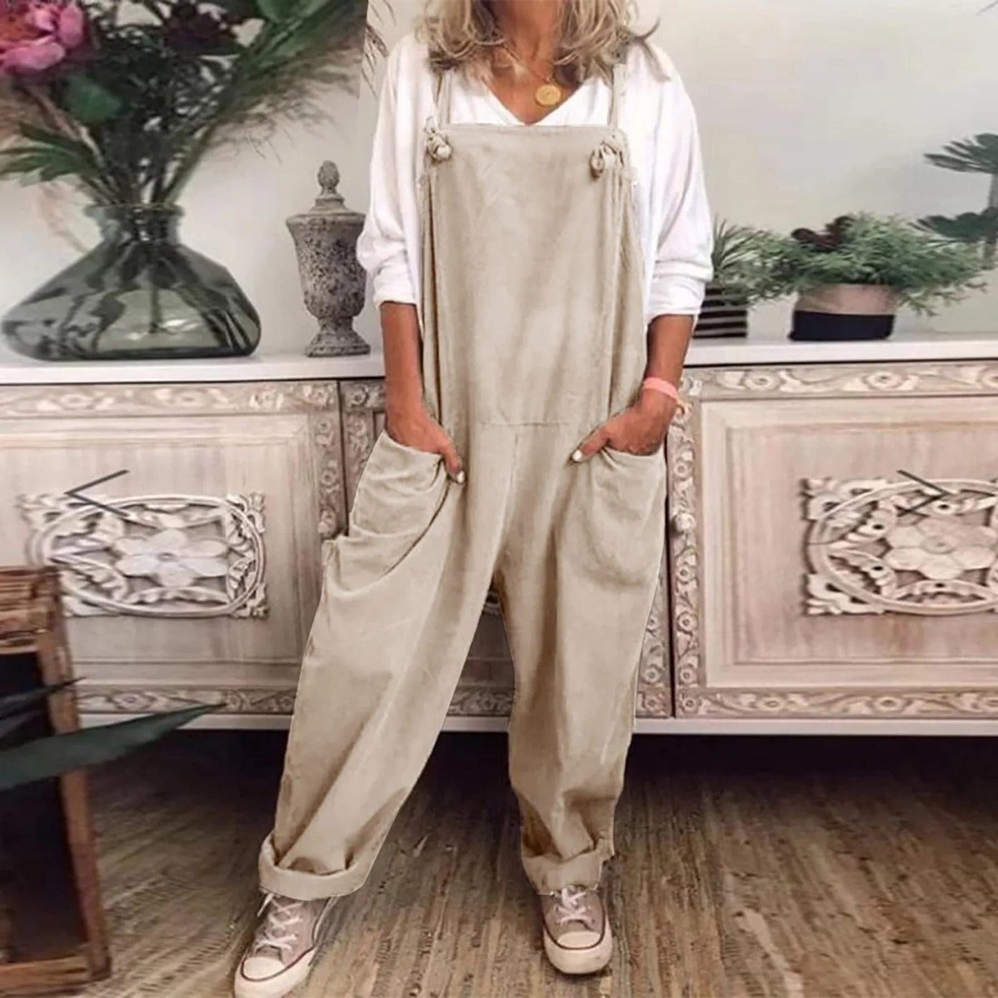 Combinaison Luxe à Poche pour Femmes - Marie Montel