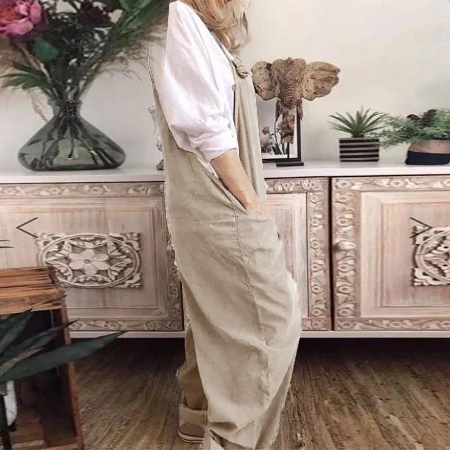 Combinaison Luxe à Poche pour Femmes - Marie Montel