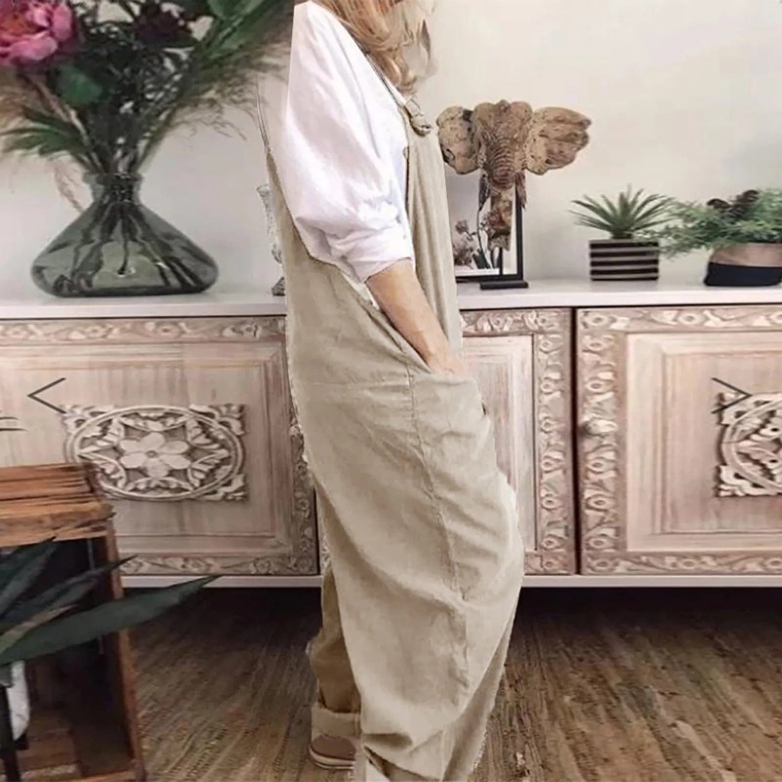 Combinaison Luxe à Poche pour Femmes - Marie Montel