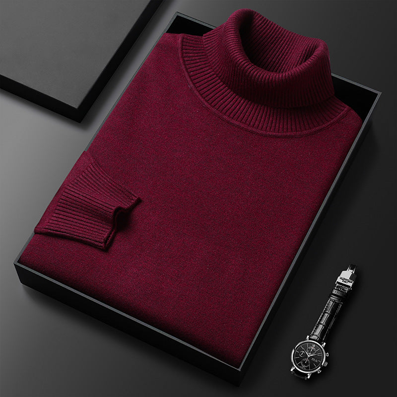 Pull Col Montant à Manches Longues pour Hommes