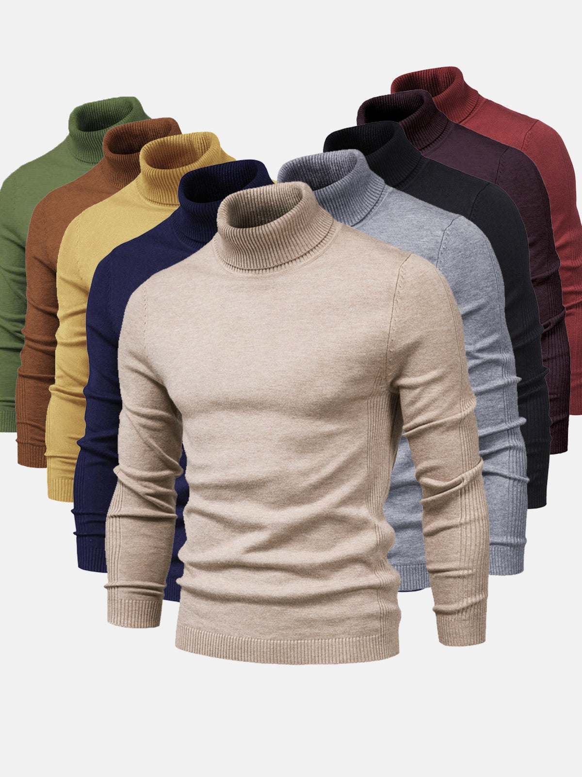 Pullover Col Roulé pour Hommes