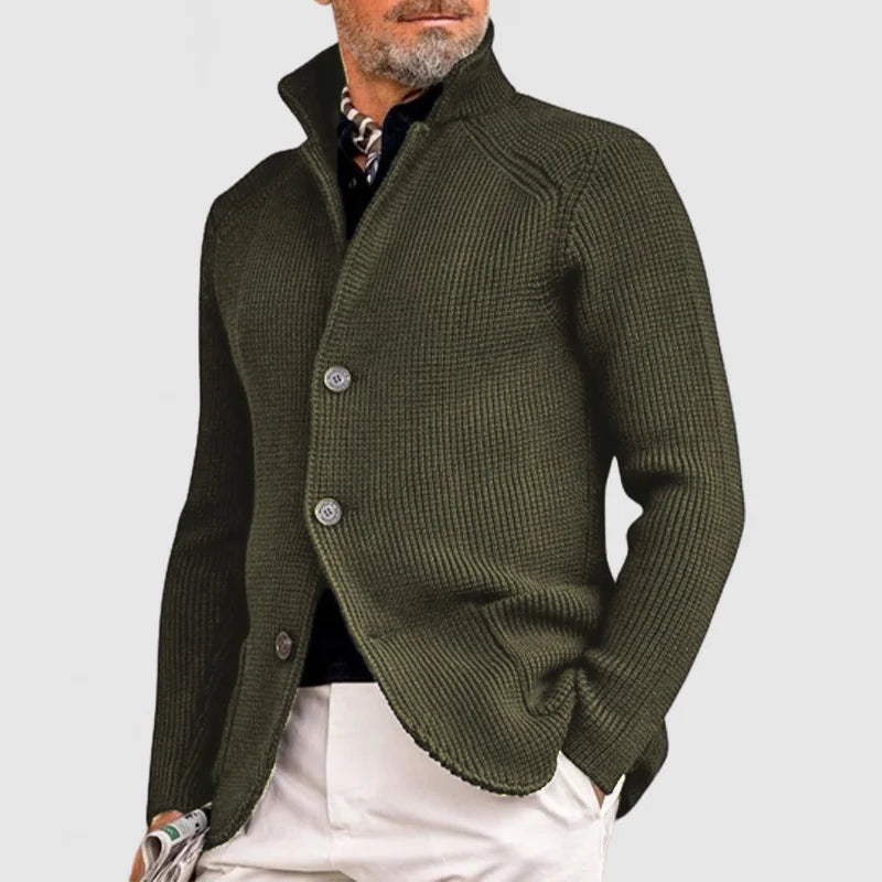 Cardigan Élégant à Manches Longues pour Hommes