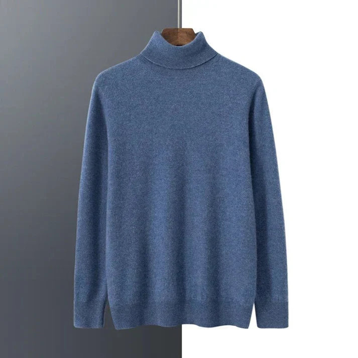 Pull Raffiné à Col Roulé pour Hommes