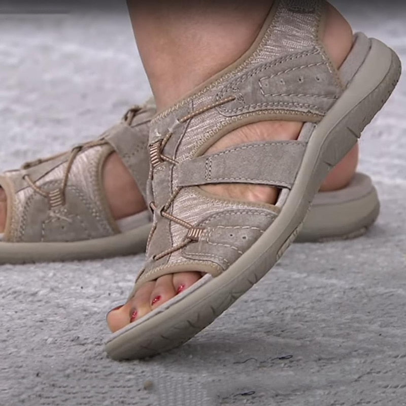 Sandales d'Été Stylées avec Soutien Ergonomique pour Femmes