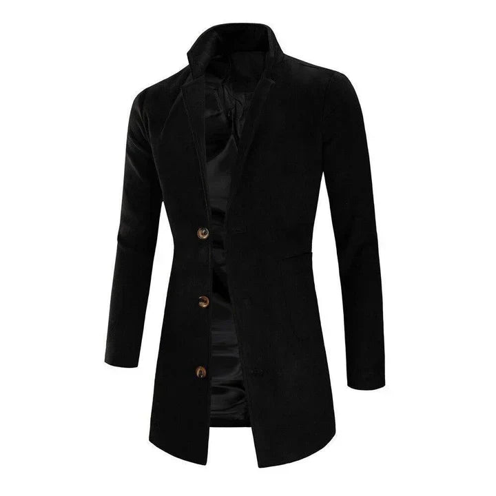 Manteau long sur mesure pour hommes