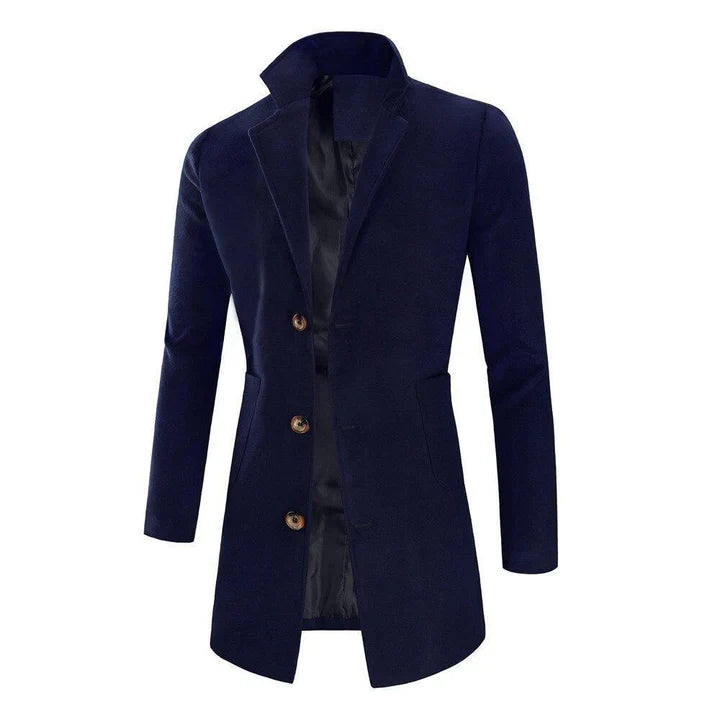 Manteau long sur mesure pour hommes